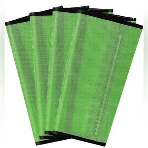 Horse Fly Boots Set 4 Lime Green Plastic Mesh Leg Wraps